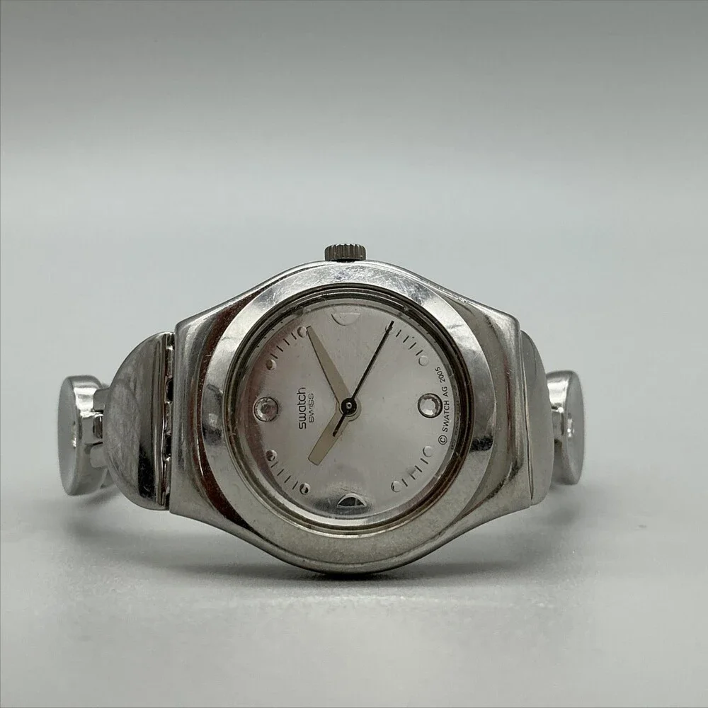 Swatch Irony Deep Stones Womens Watch 24mm Gemmed Swiss New Battery 6.5